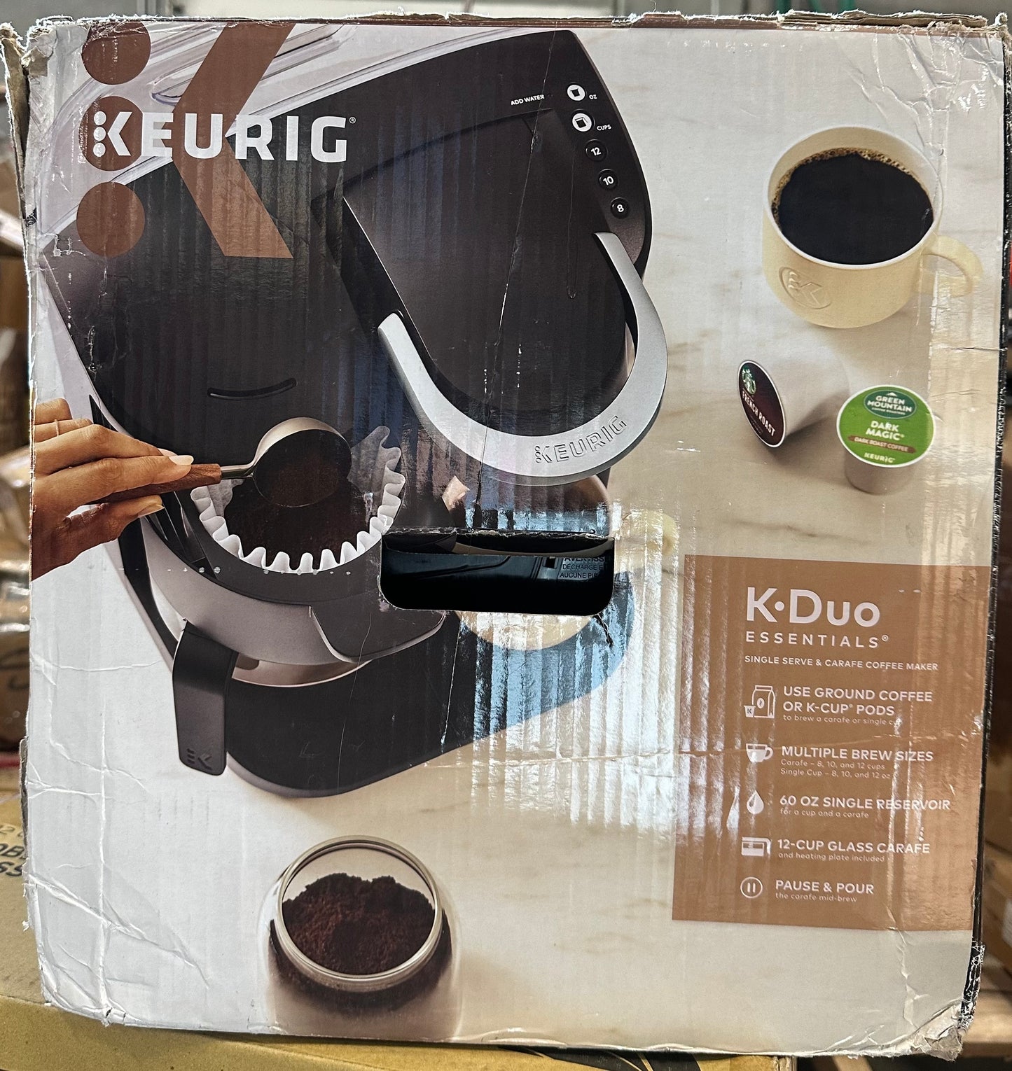 Keurig K-Duo Essentials Black K-Cup Coffee Maker