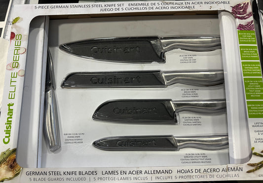 Cuisinart Elite Series German Stainless Steel 5 Knife Set