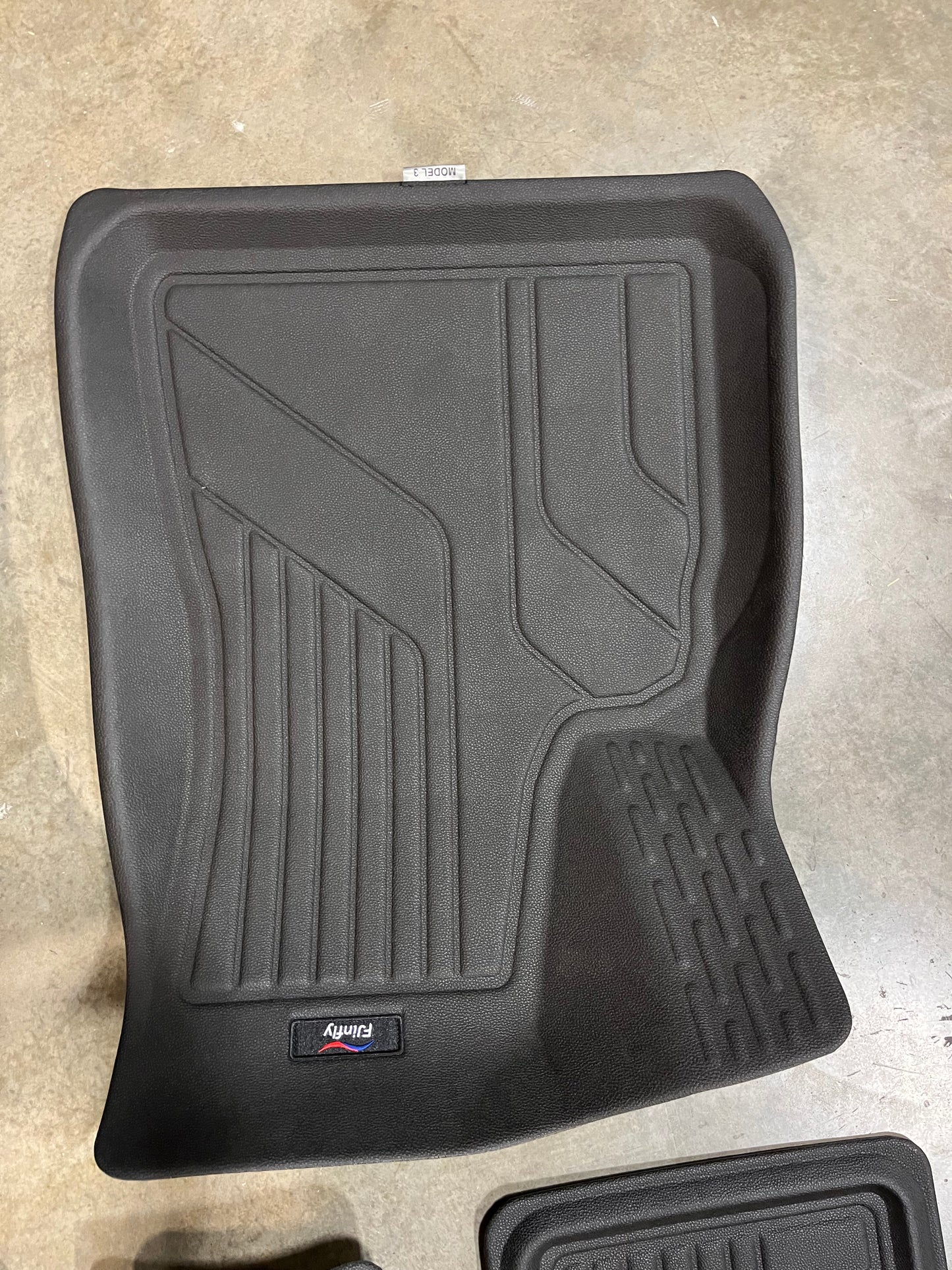 FJinfly Tesla Model 3 Floor Mats for 2024 2023 2022 2021, 4PCS All Weather Cargo Liners Accessories, 3D TPE XPE Odorless Floor Mats, Trunk Frunk Rear Well Mats Custom Fit, Heavy Duty Floor Mats