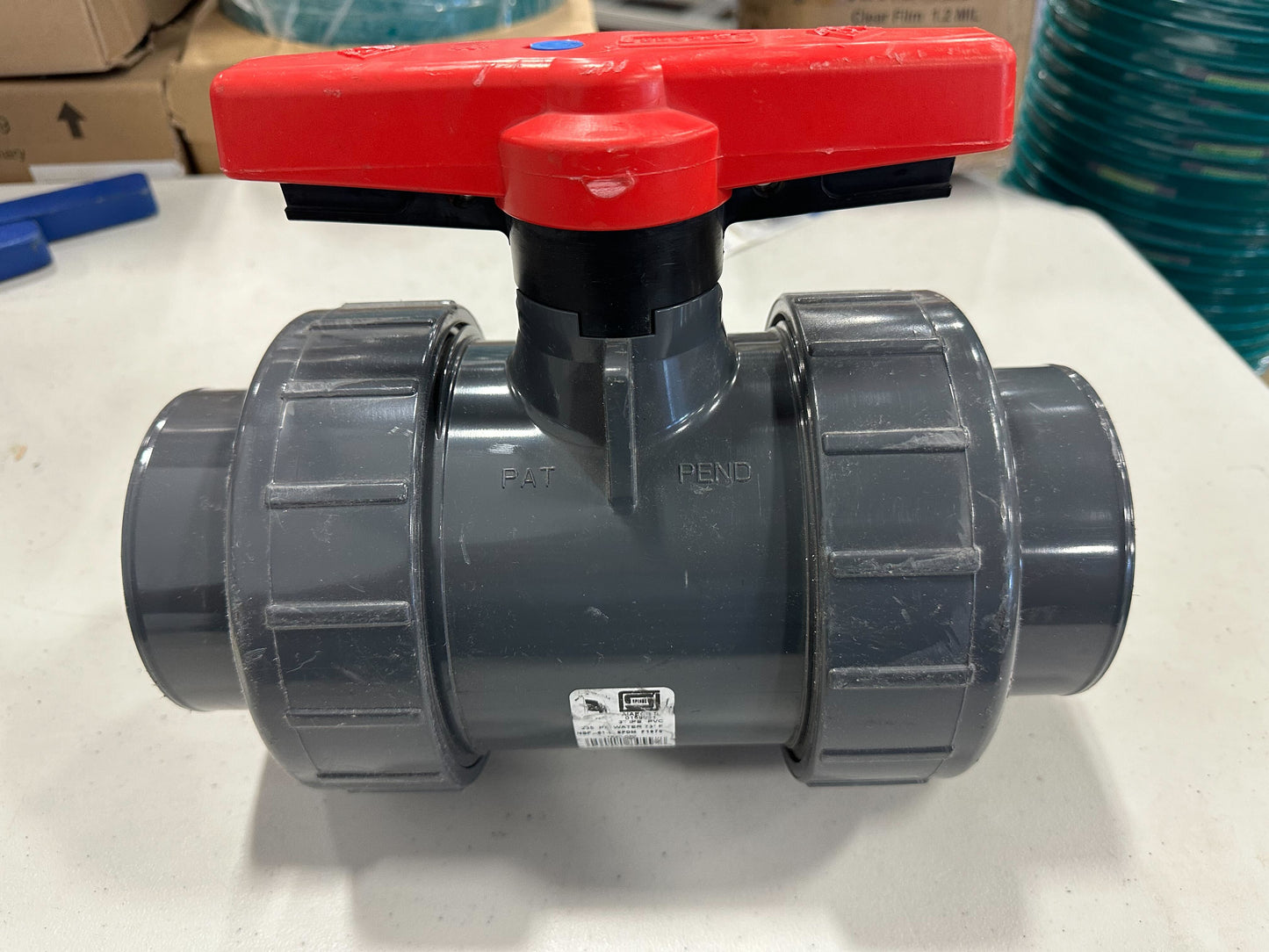 Spears PVC Ball Valve, EPDM Seals, 3" Socket Part # 1822-030