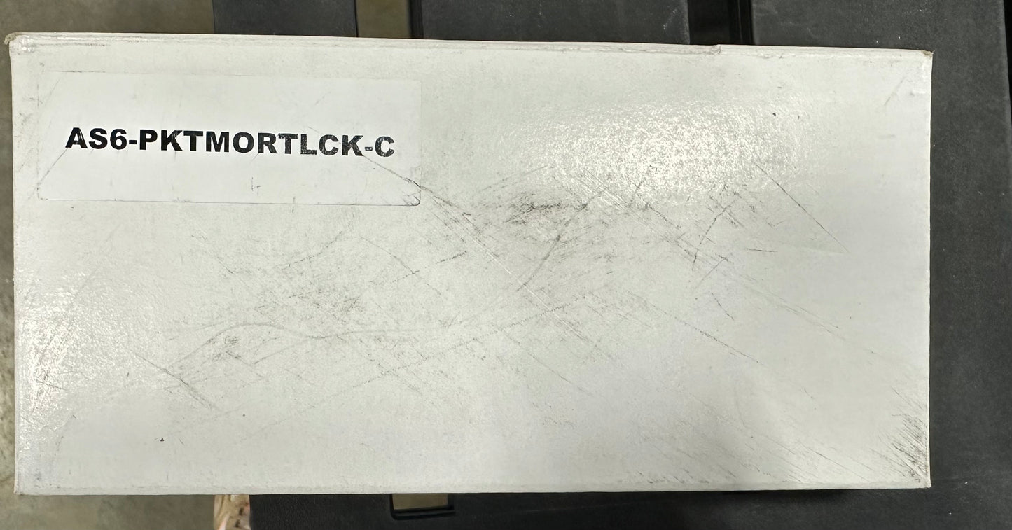 Modern Rectangular Pocket Door Lock AS6-PKTMORTLCK-C