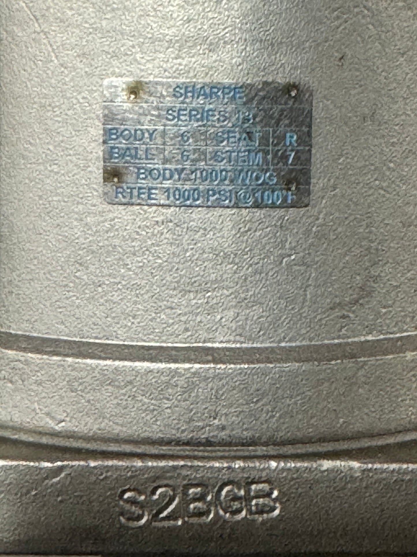 Sharpe 2″ 1000 WOG Series 13 201 Ball Valve S2BGB / New