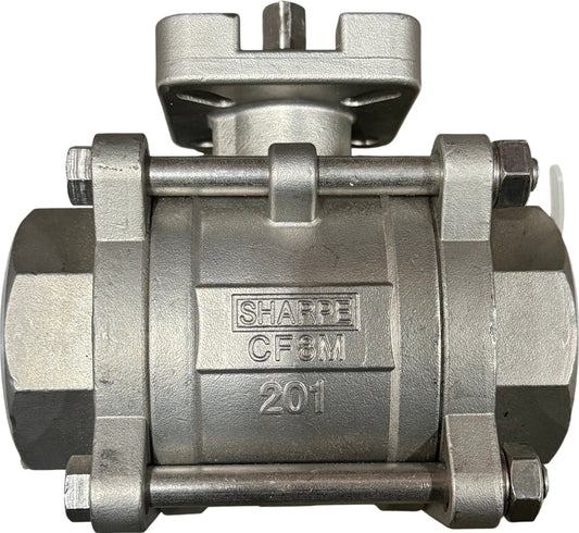 Sharpe 2″ 1000 WOG Series 13 201 Ball Valve S2BGB / New