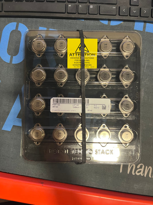 IRF140 IR Encapsulation:TO-3 N-CHANNEL POWER MOSFETS Chip (20Pcs)