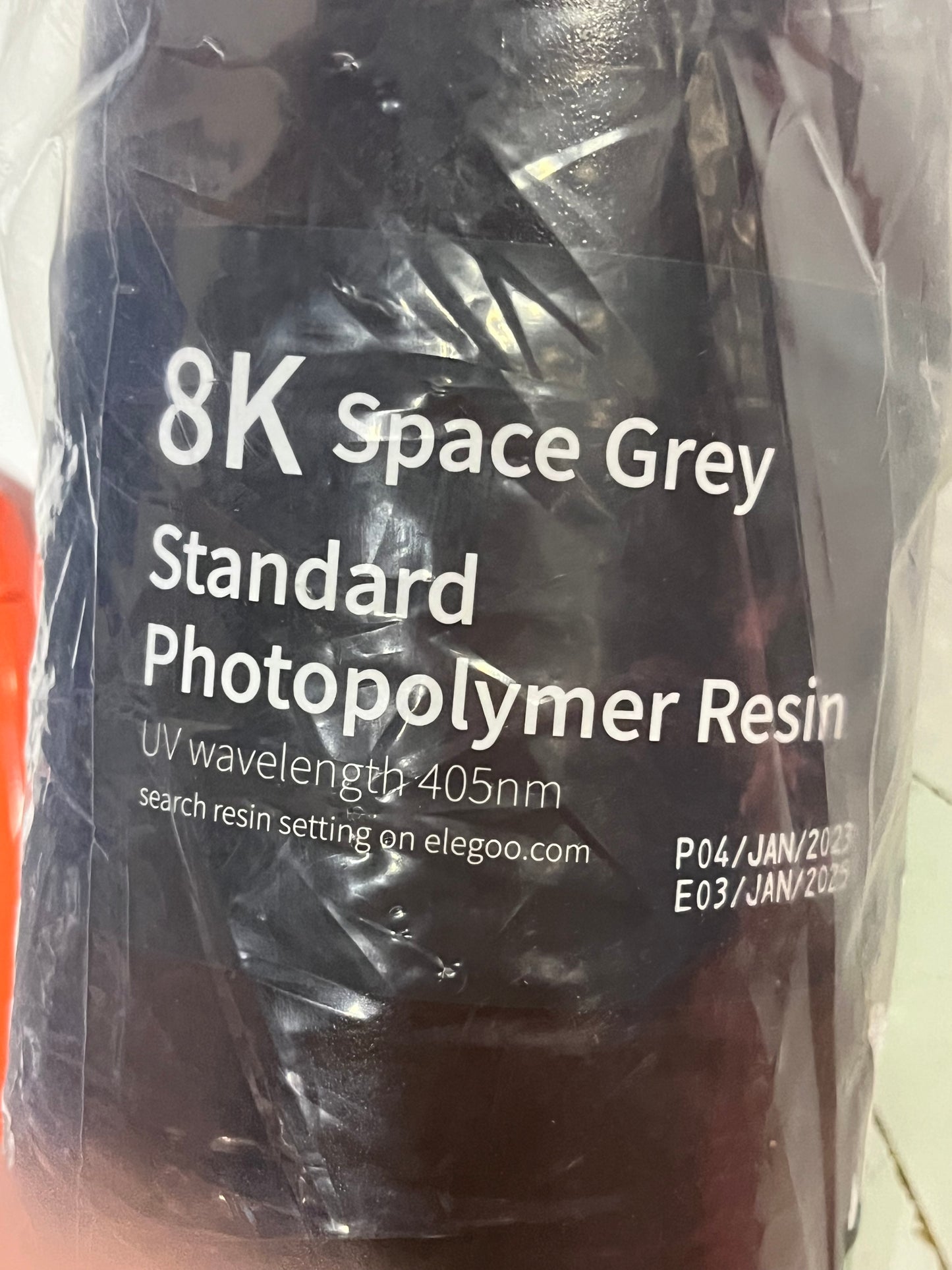 ELEGOO 8K Space Gray Polymer Resin