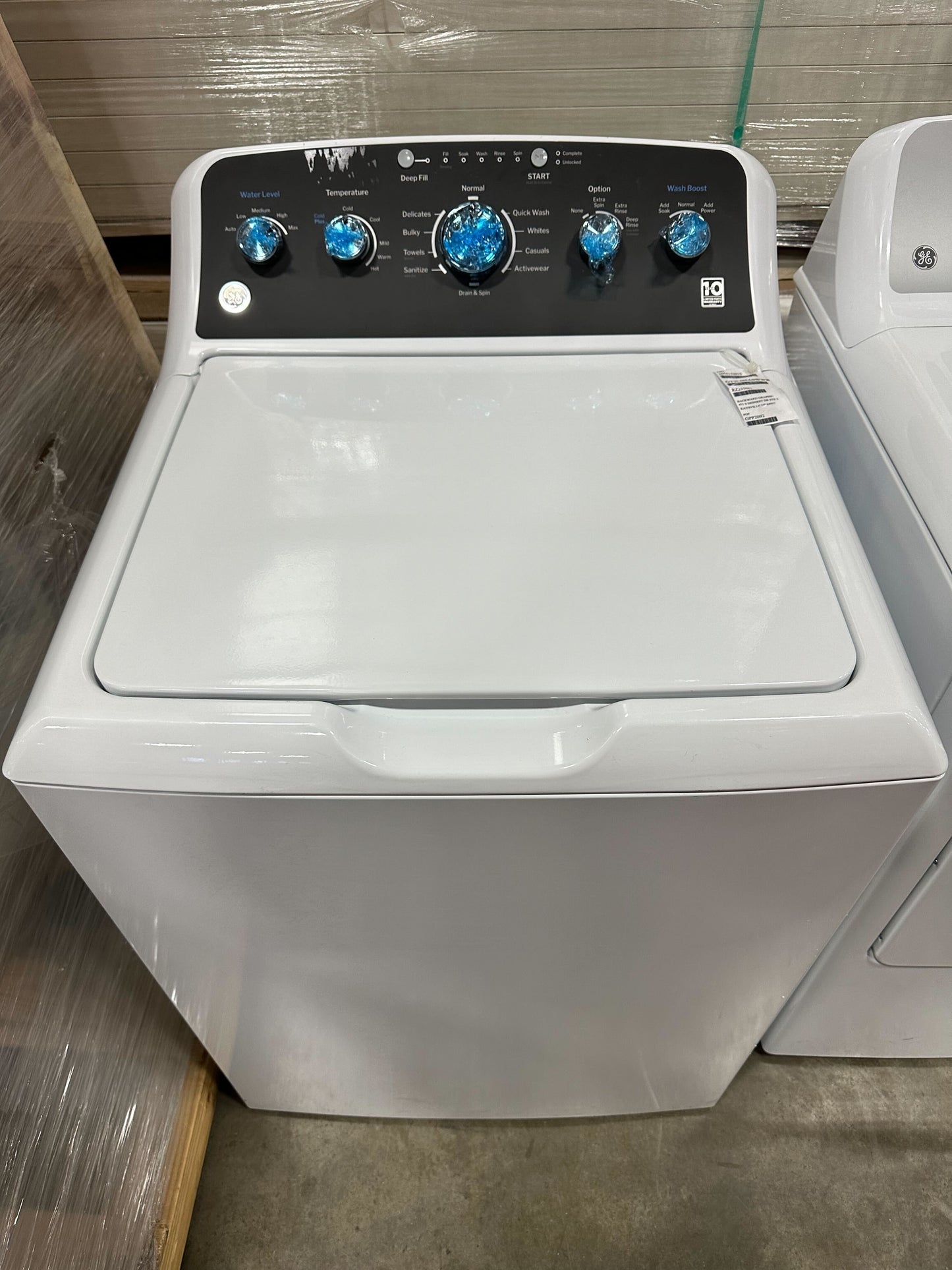 GE 4.5 cu. ft. Top Load Washer in White with Cold Plus and Wash Boost GTW485ASWWB-2