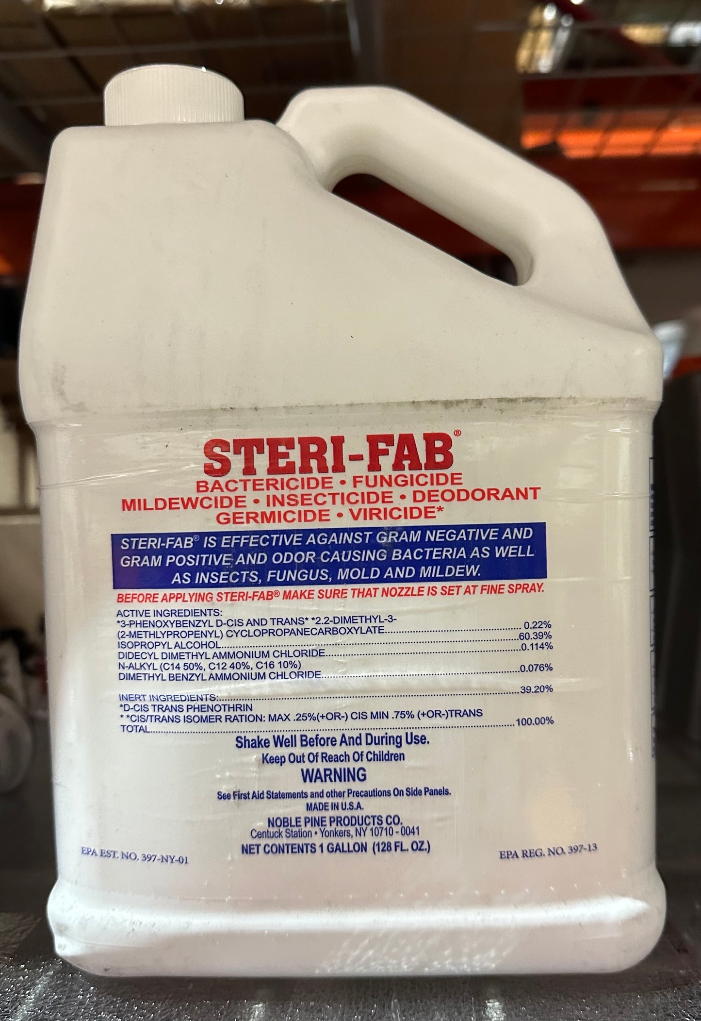 STERI-FAB Bactericide, etc. 1 Gallon