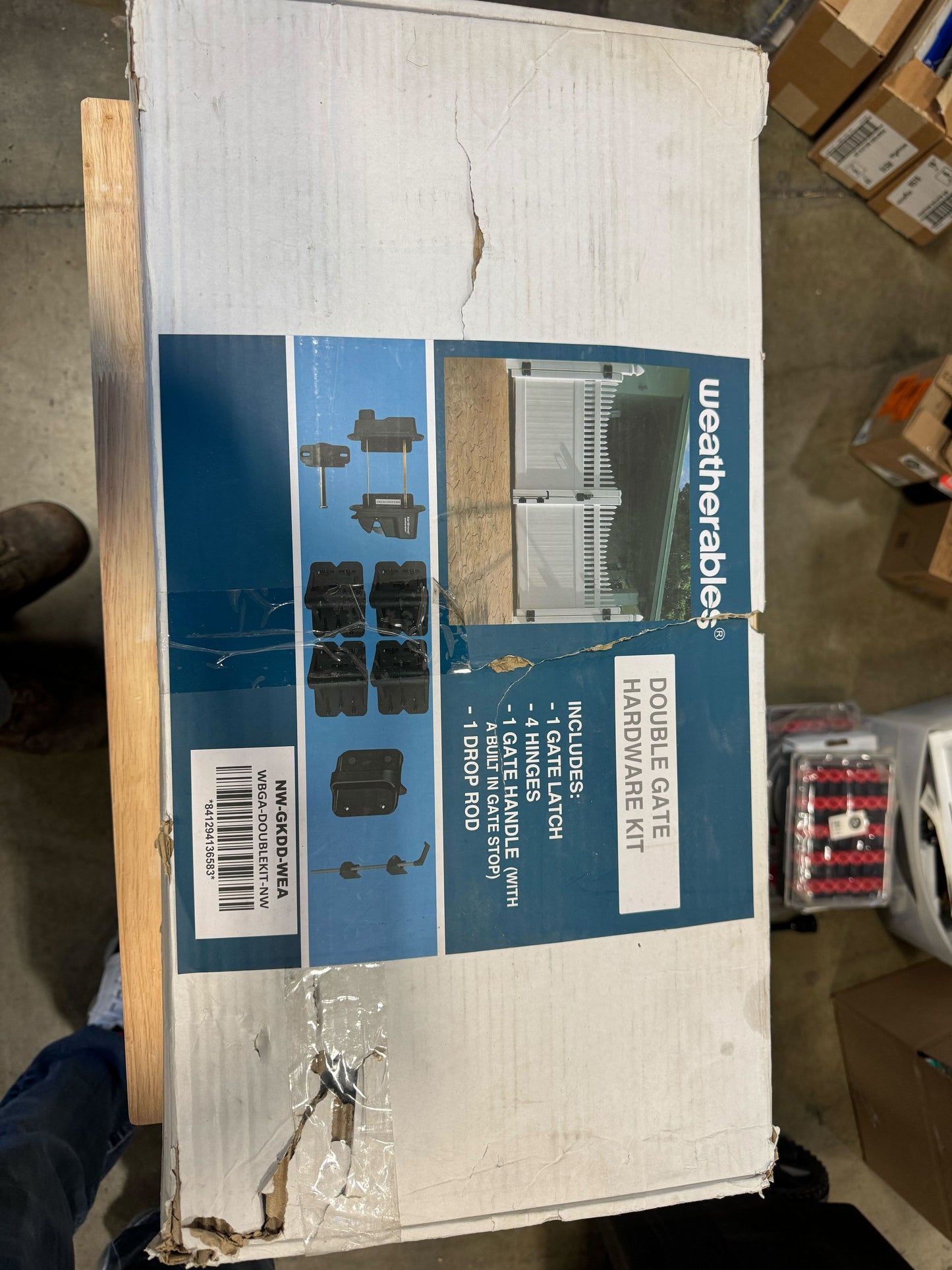 Weatherables Gate Hardware, (Double Gate Kit)