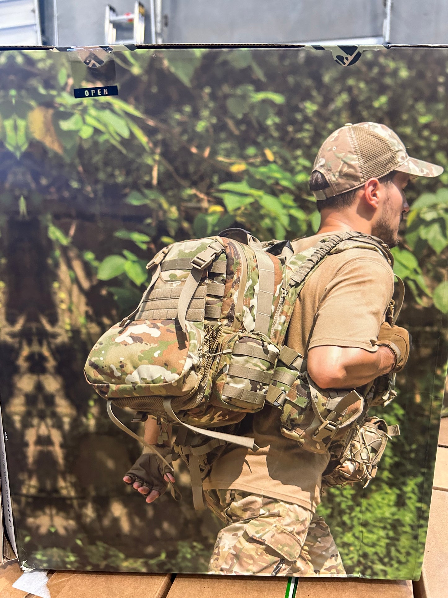 Akmax.cn Military Modular Assault Vest System Compatible with 3 Day Tactical Assault Backpack, OCP Camouflage