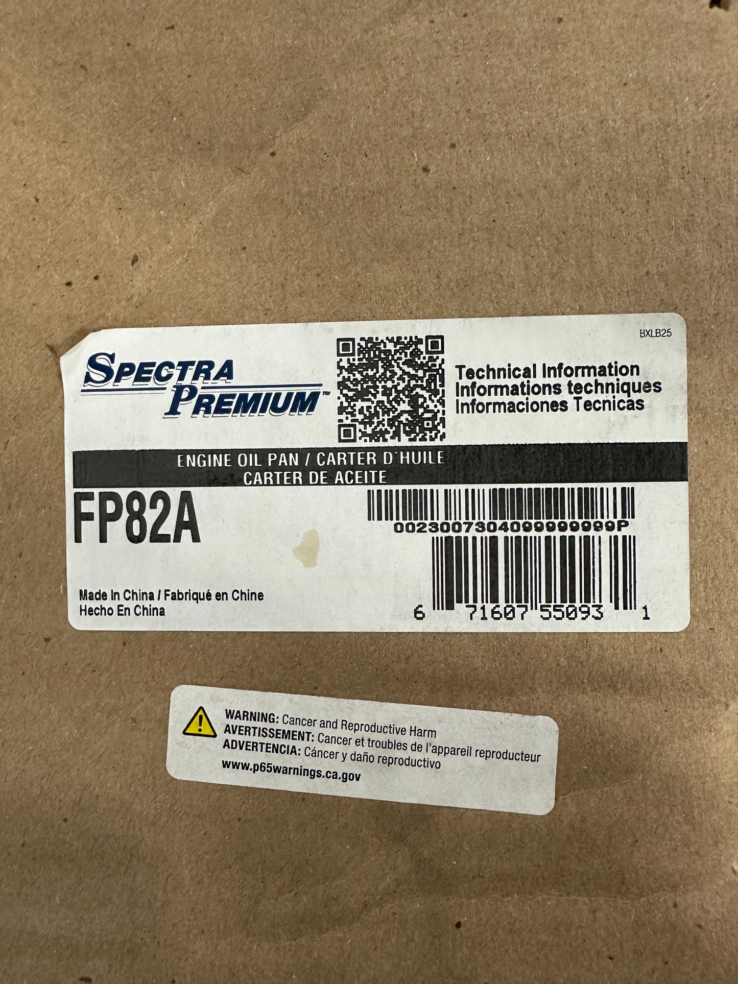 Spectra Premium FP82A Oil Pan