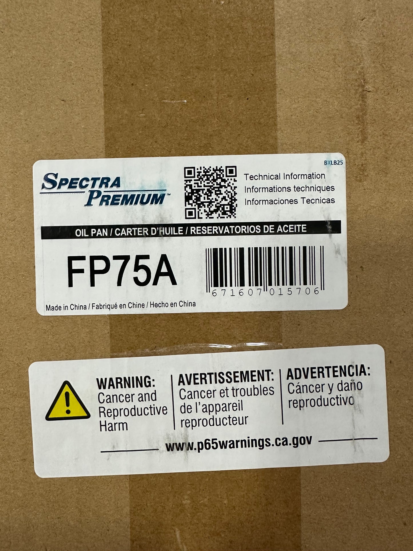 Spectra Premium FP75A Oil Pan