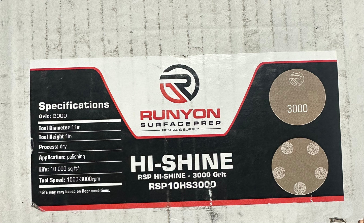 RSP Hi-Shine Pad (Pack of 5)