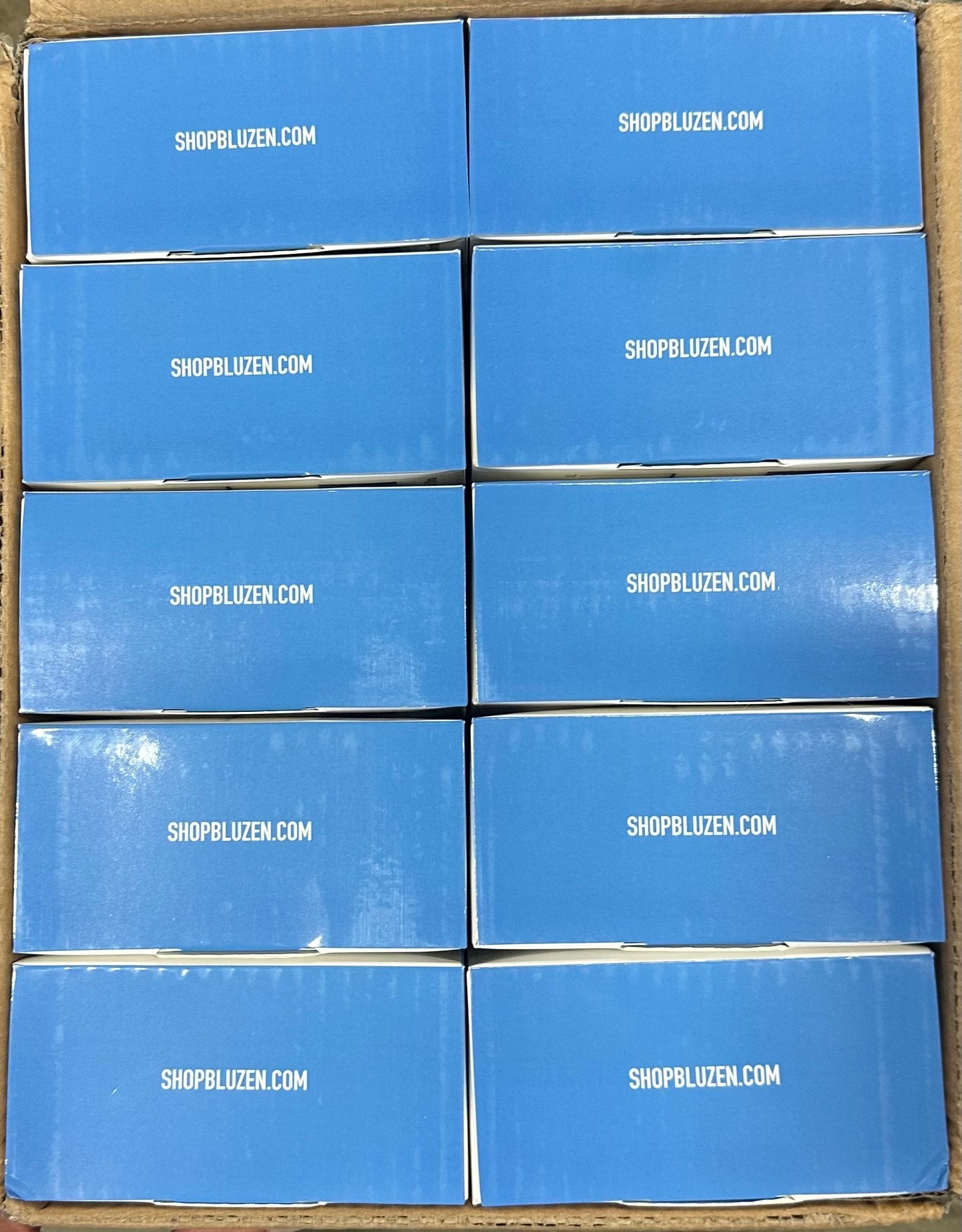 BluZen Blue Nitrile Size M Disposable Gloves 1000/C