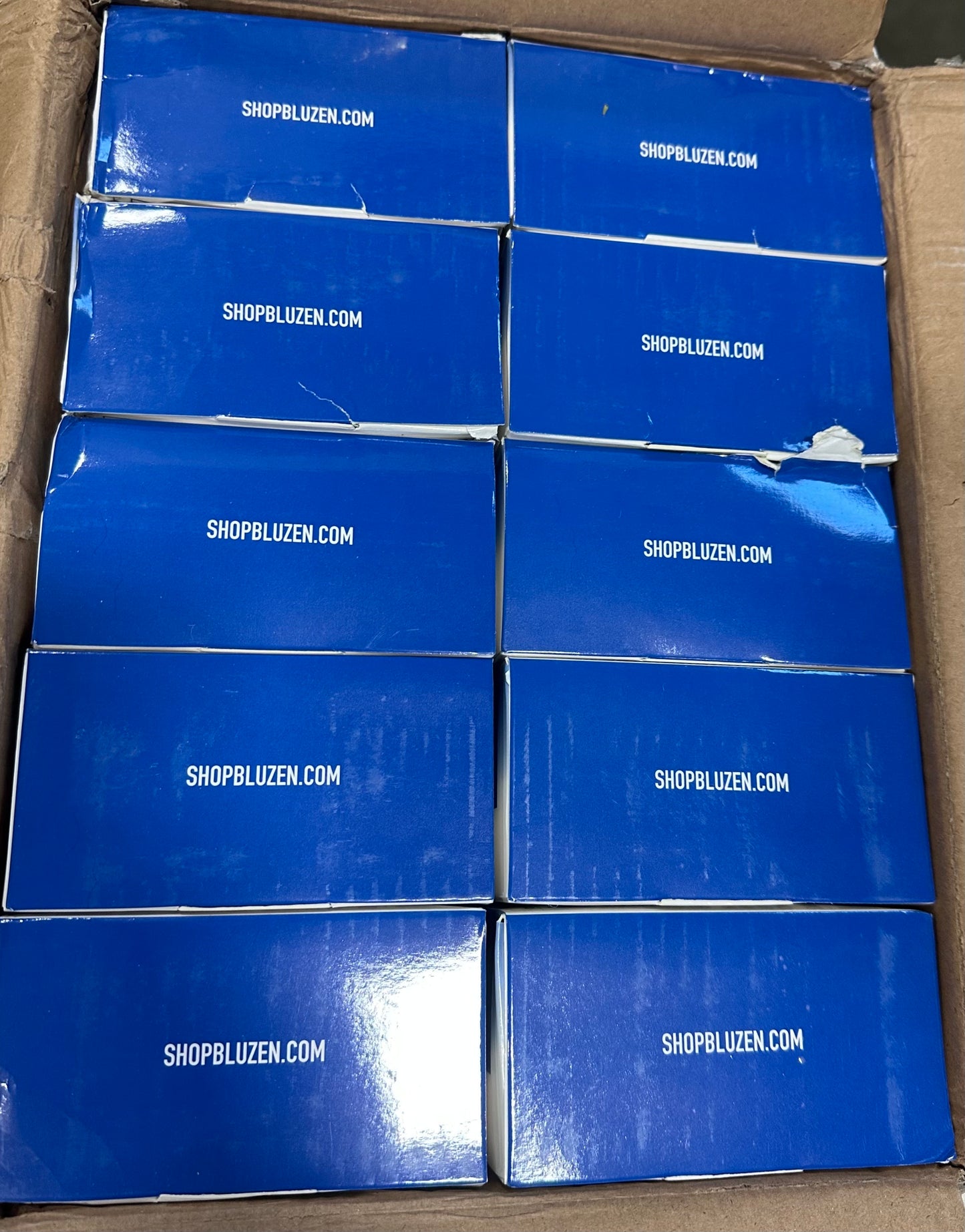 BluZen Blue Nitrile Size L Disposable Gloves 1000/C