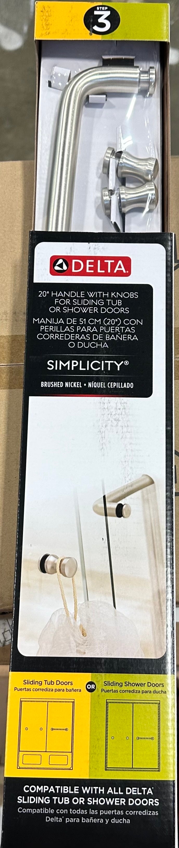 Delta Simplicity 20" Tub/Shower BRUSHED SDBR011-BN-R