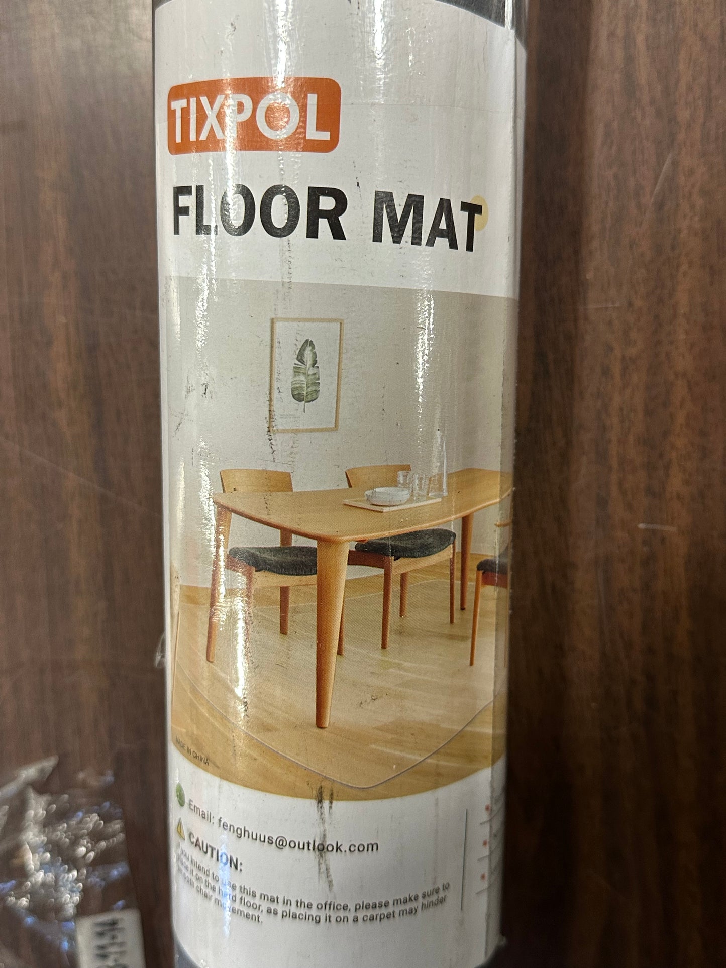 Tixpol Clear Area Rug, 6'x9'