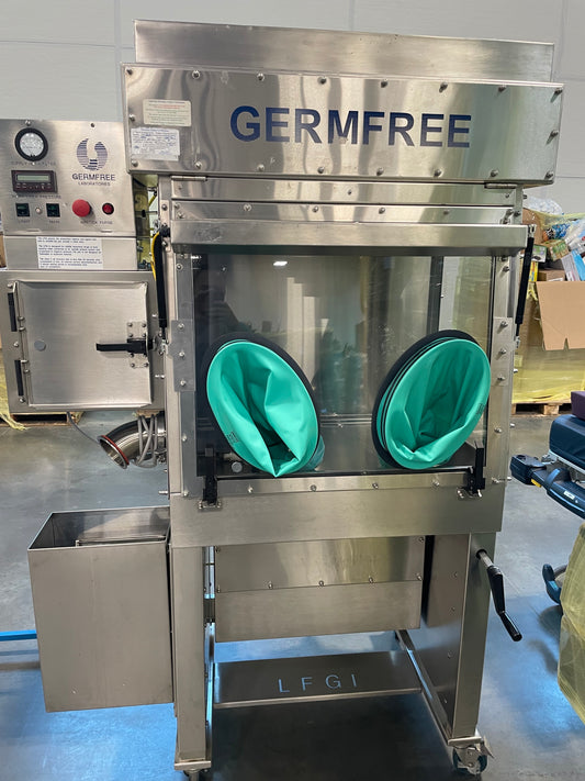 Germfree LFGI-3USP Compounding Pharmacy Isolator Fume Hood Glovebox Tested Preowned Excellent Condition