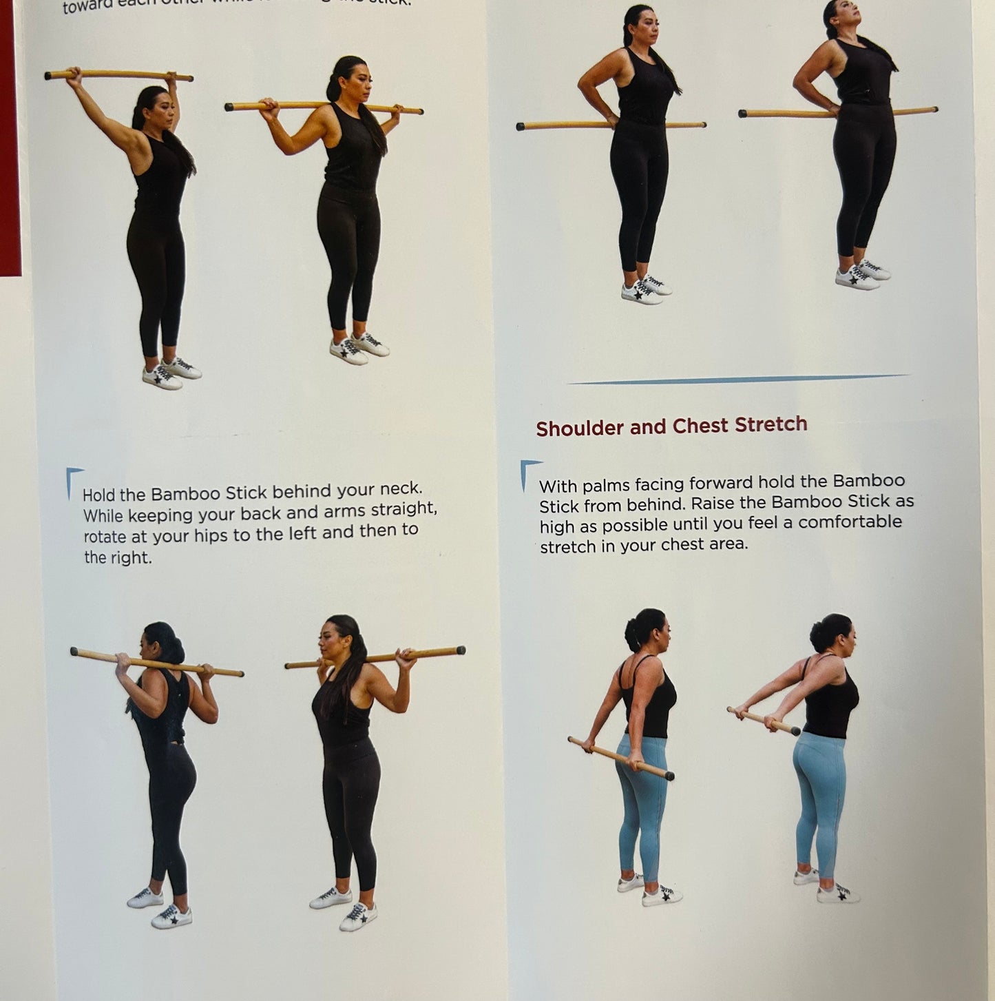 MobileVision Bamboo Stick for Fitness