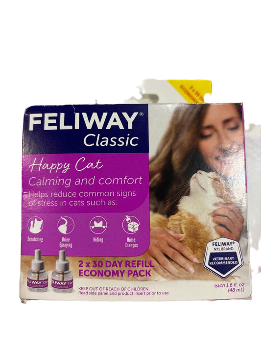 FELIWAY 30 Day Diffuser Refill for Cats, Pack of 2, 2 CT