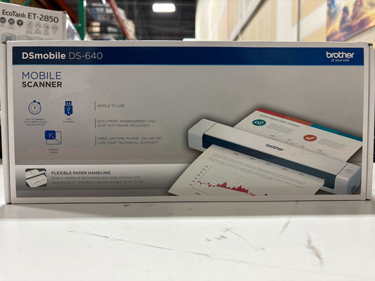 Brother DS-640 Compact Mobile Document Scanner, (Model: DS640)
