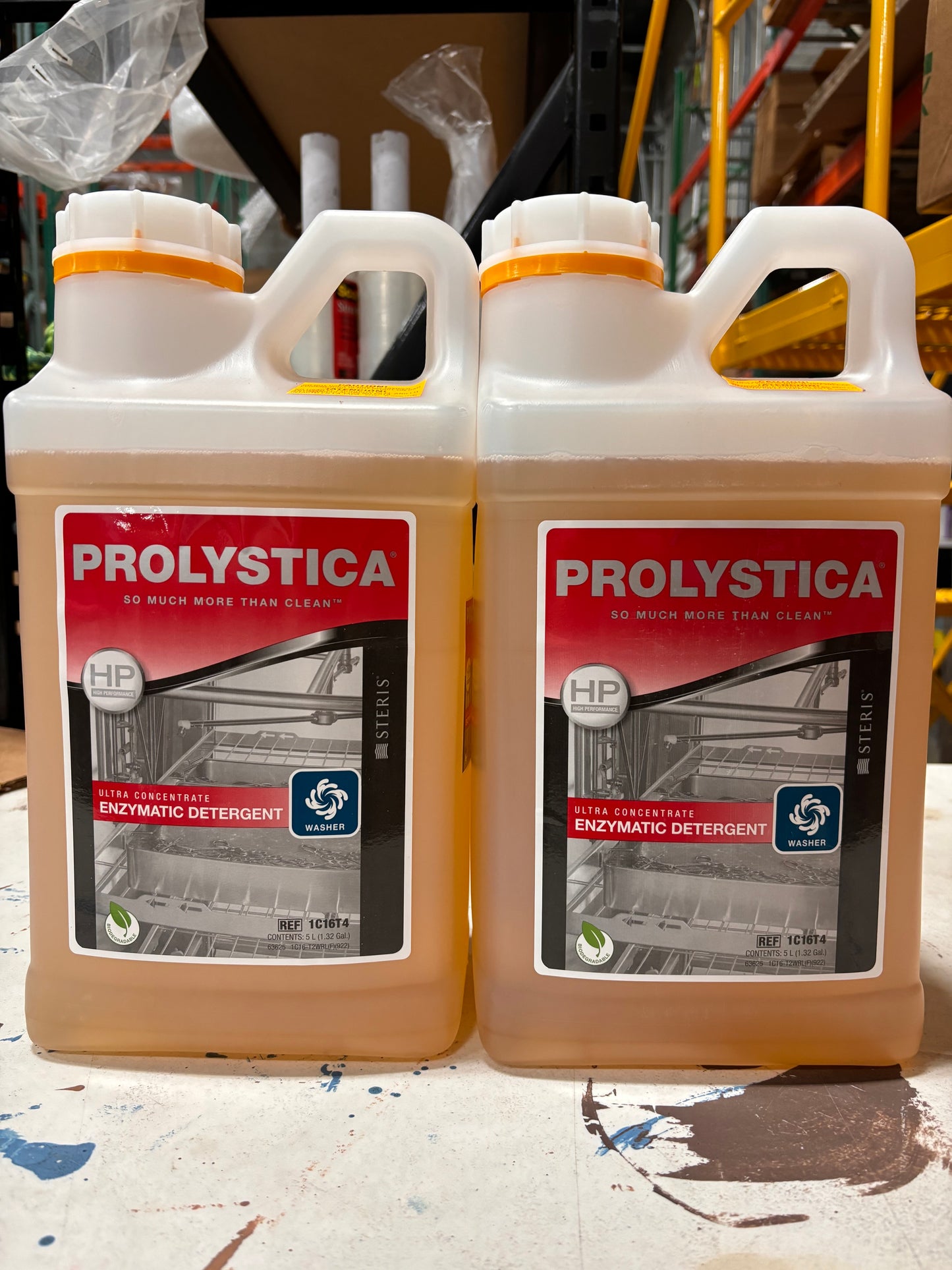 Prolystica Enzymatic Detergent Ultra Concentrate Washer EXP 05/27 5L (1.32 Gal.) 2PK 1C16T4