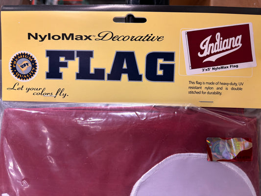 NyloMax Decorative 3' X 5' Indiana Flag