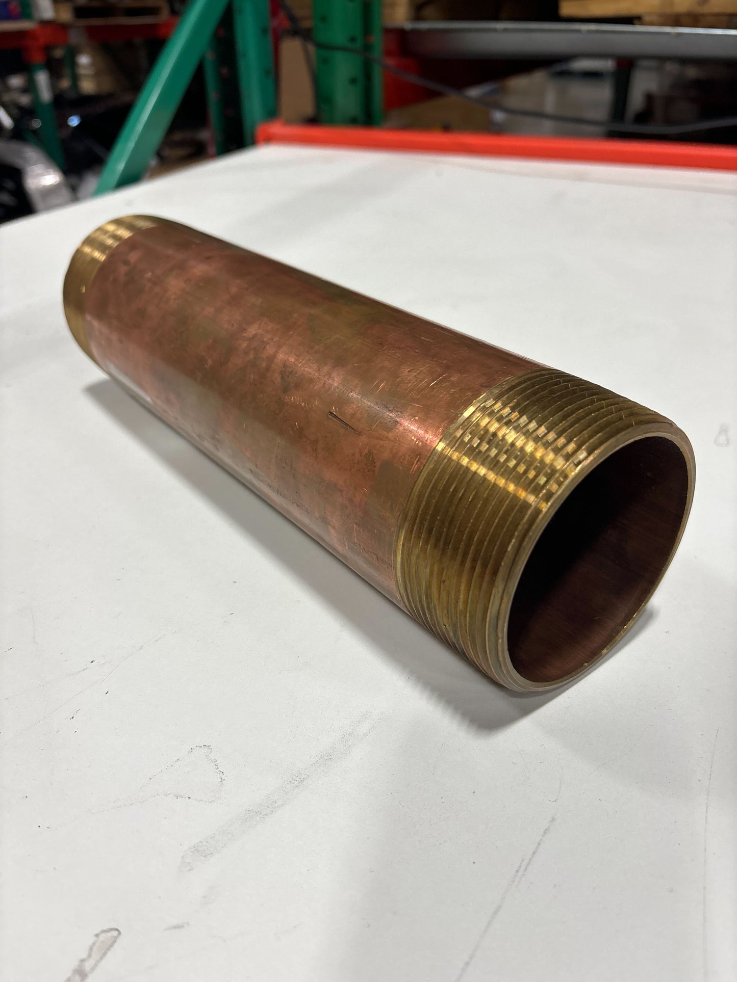 3 inch NPT x 12 inch length Pipe Nipple, Threaded Both Ends Nibco