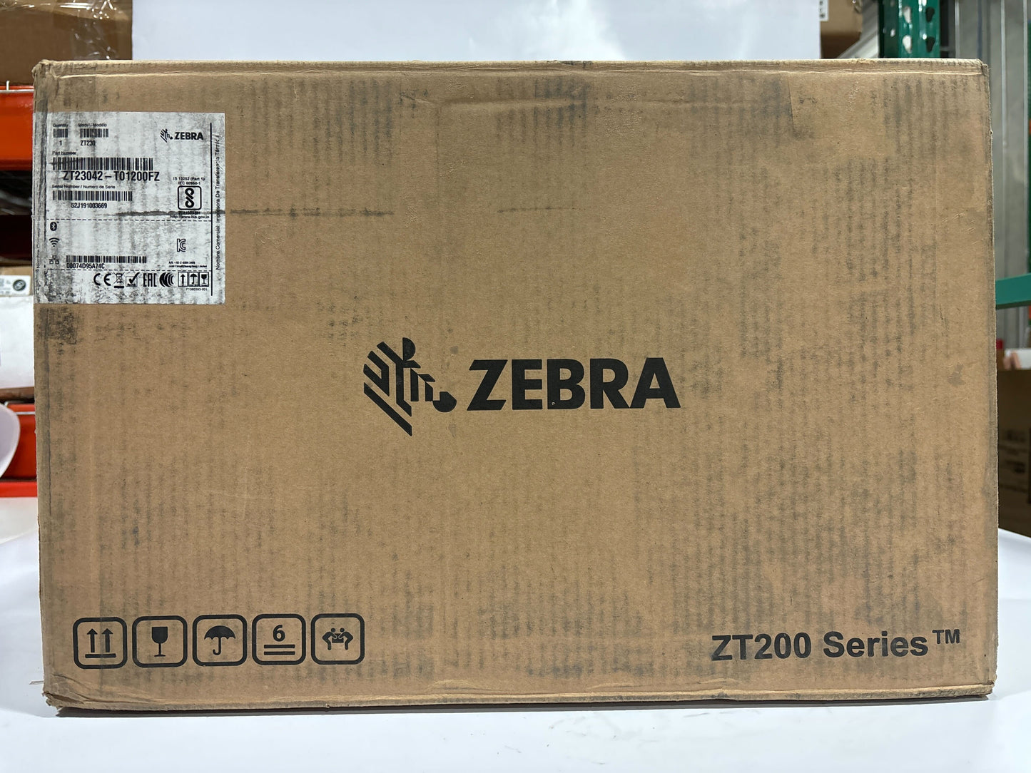 ZEBRA ZT230 Thermal Transfer Industrial Printer 203 dpi Print Width 4 in Serial USB Ethernet ZT23042-T01200FZ