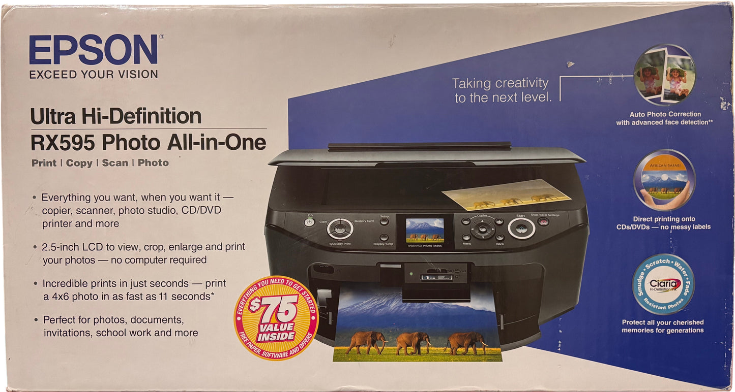 Epson Stylus Photo RX595 All-in-One Printer (C11C693201)