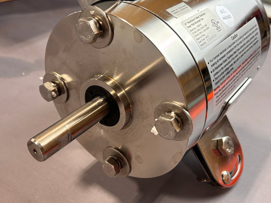Global Ind. Replacement Fan Motor PSC139-655SS for 24" & 30" Washdown Fan 293018