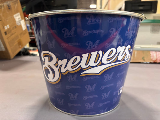 MLB Milwaukee Brewers Gear For Sports Ice Bucket 5 quart 9"