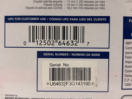 Brother QL-800 High-Speed Professional Label Printer, Plug & Label Feature, Brother Genuine DK Pre-Sized Labels, Multi-System Compatible – Black & Red Printing Available (Required USB Cable Included)