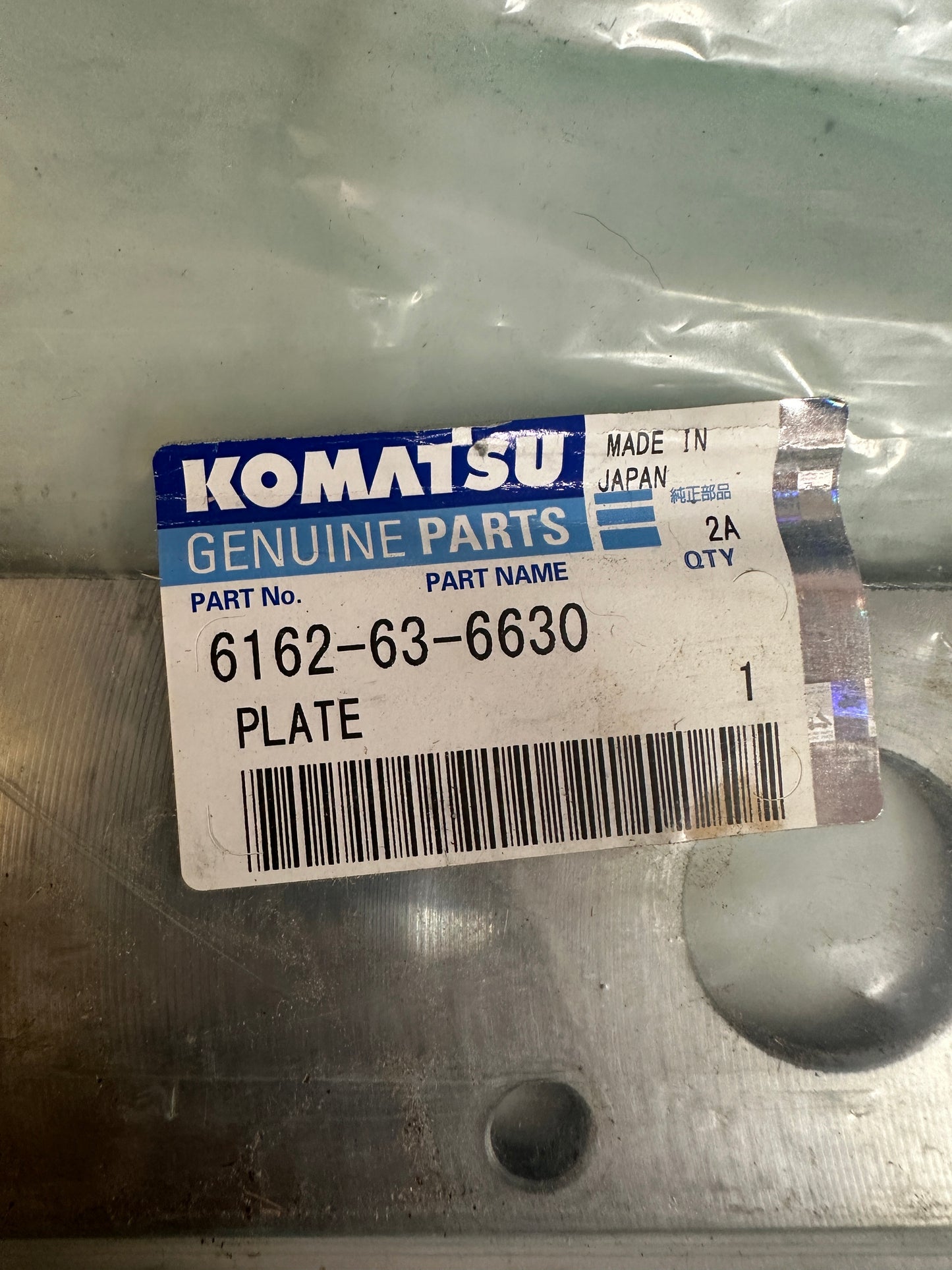 Komatsu PLATE 6162-63-9430