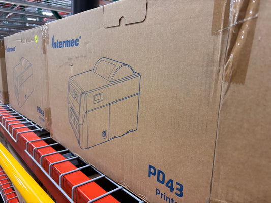 Intermec PD43A03100010201 Series PD43 Light Industrial Printer, Ethernet, Thermal Transfer, 203 dpi, US Cord