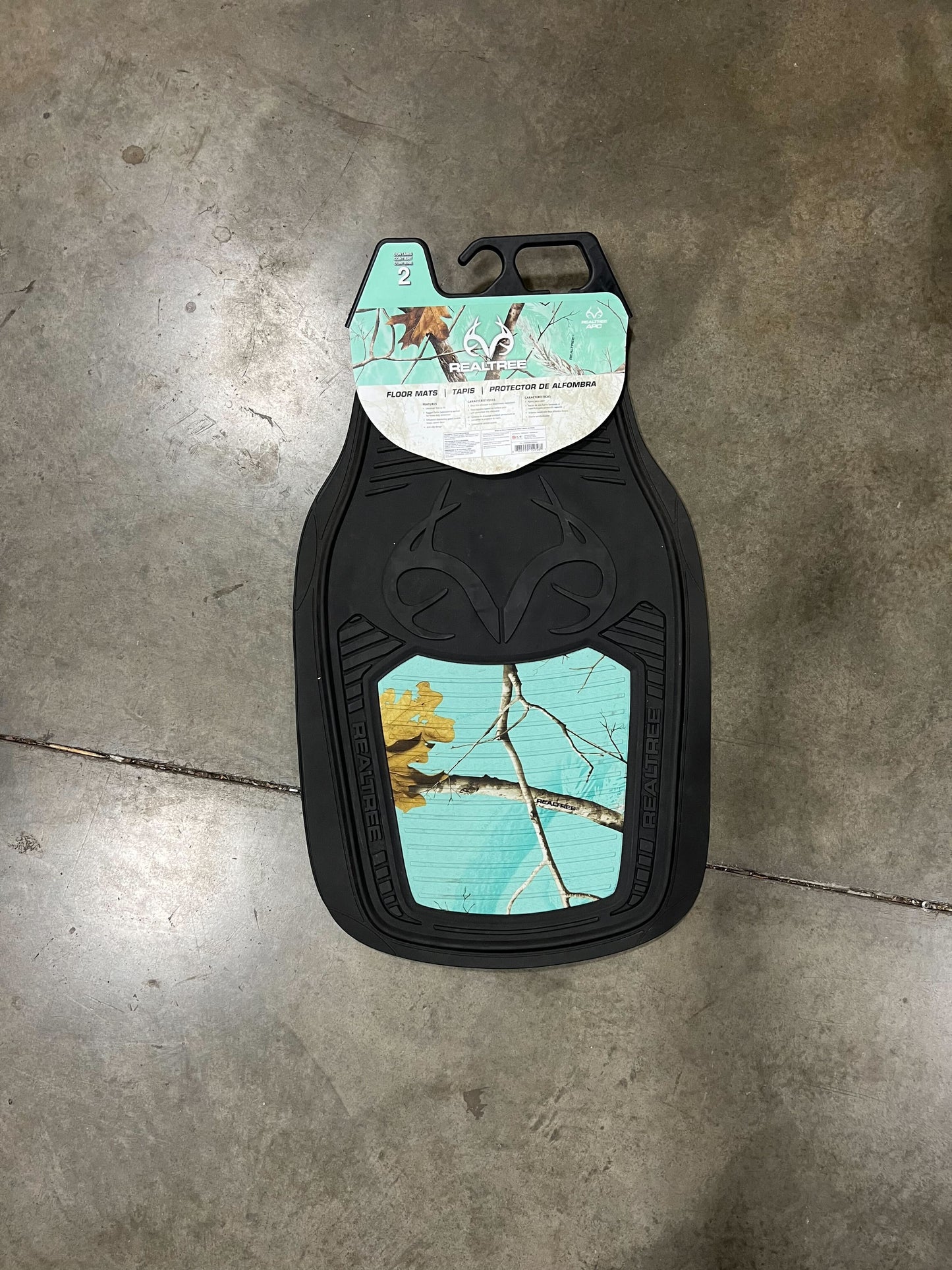 Realtree Floor Mats MINT Camo - Set of 2