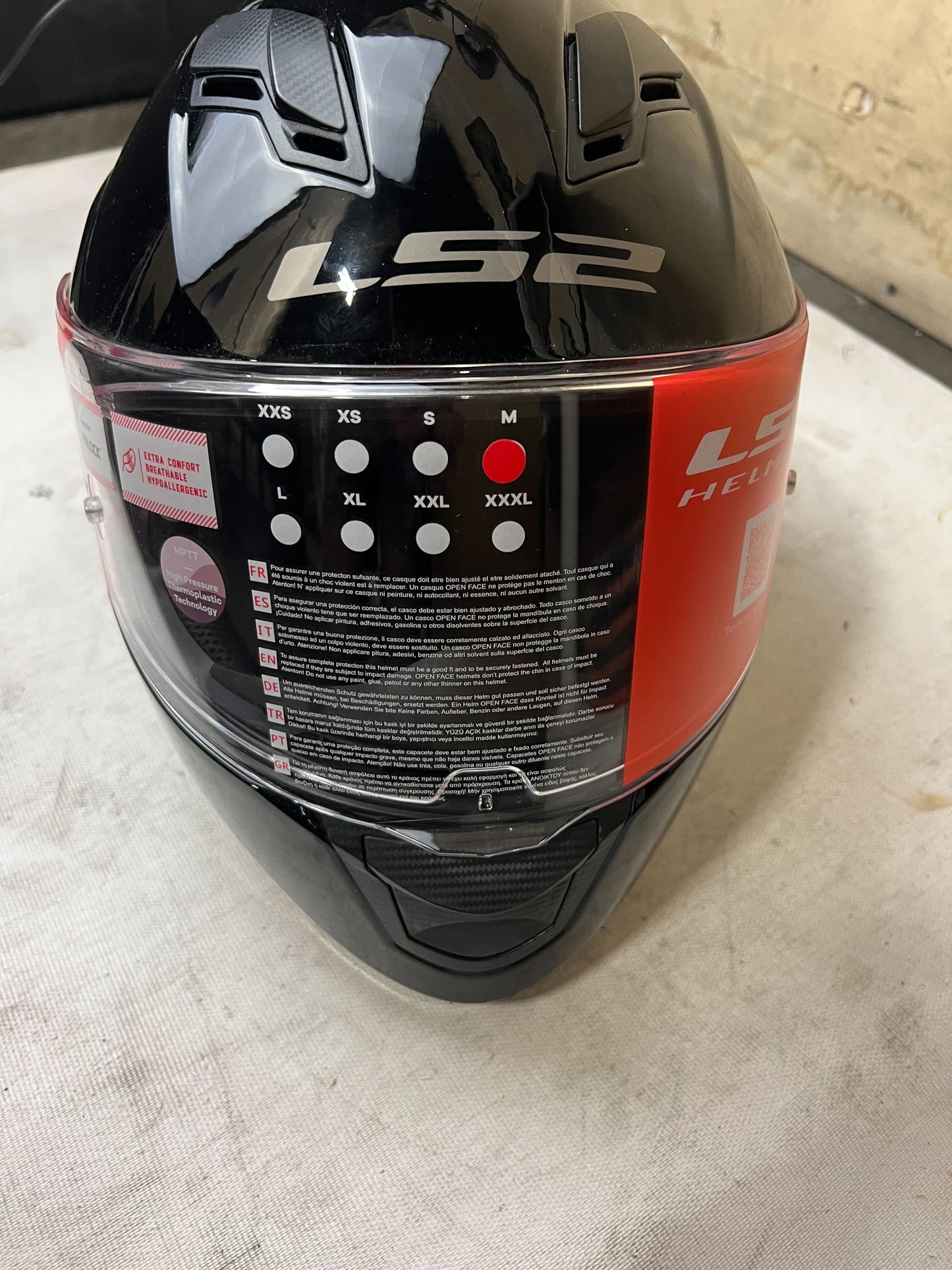 LS2 Helmets Full Face Stream Evo Street Helmet (Gloss Black - X-Small)