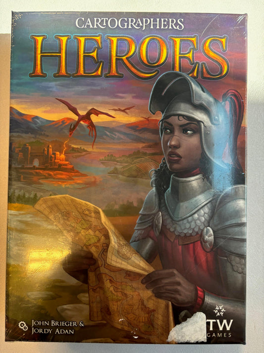 Heroes | Standalone Expansion and Core Game | Award-Winning Game of Fantasy Map Drawing | A Roll Player Tale | Strategy Board Game | Flip and Write | Ages 10+