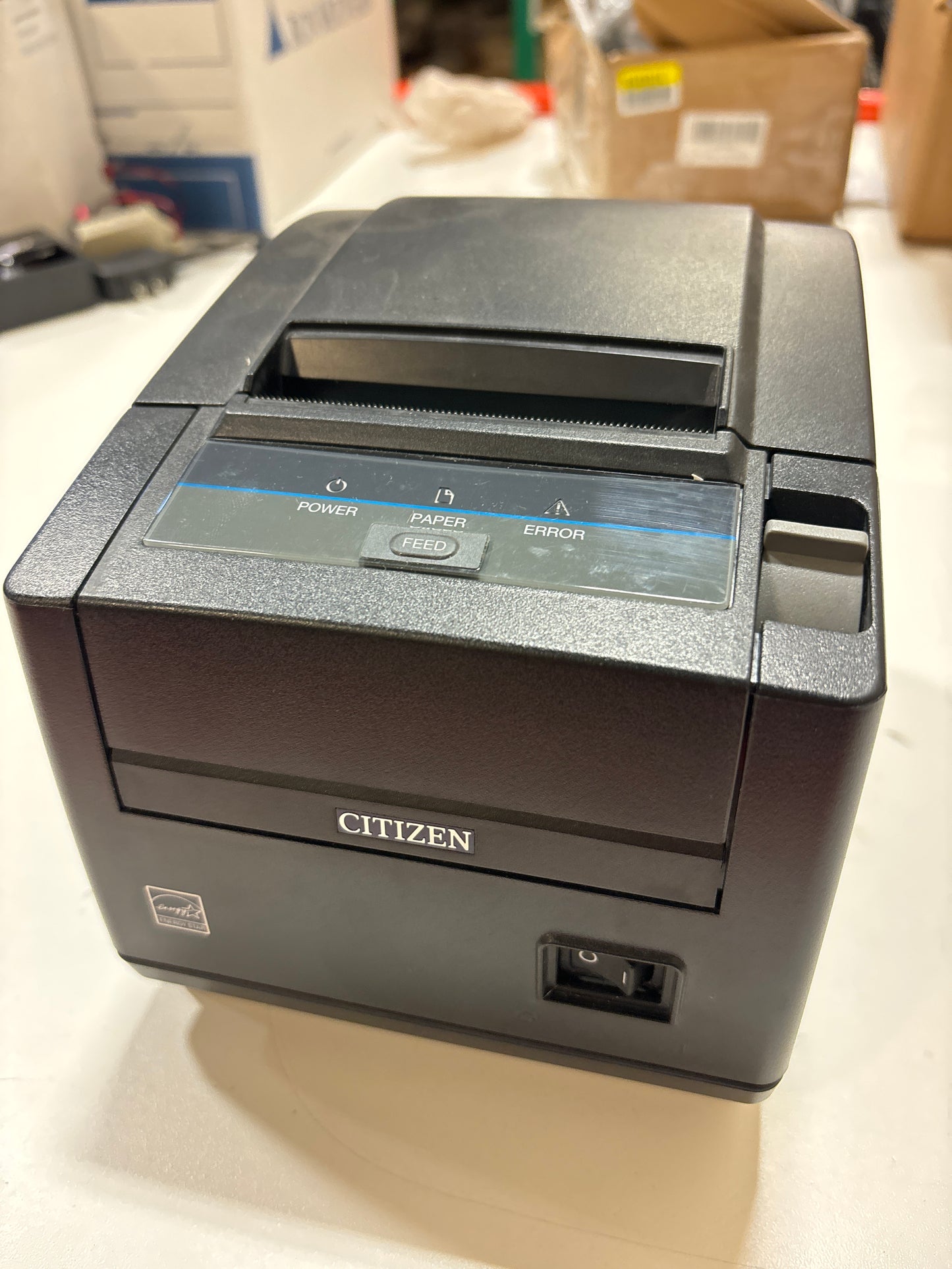 Citizen CT-S601 Thermal POS, Top Exit, iOS & Android Bluetooth, & USB, Black