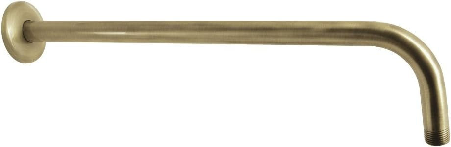 Kingston Brass 17-Inch Rain Drop Shower Arm, Antique Brass