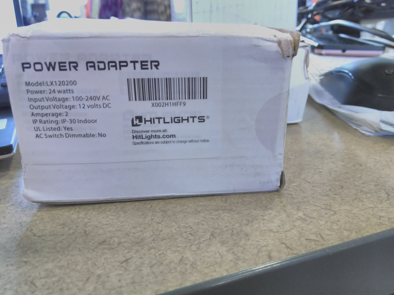 HitLights 12V 2A Power Supply Adapter