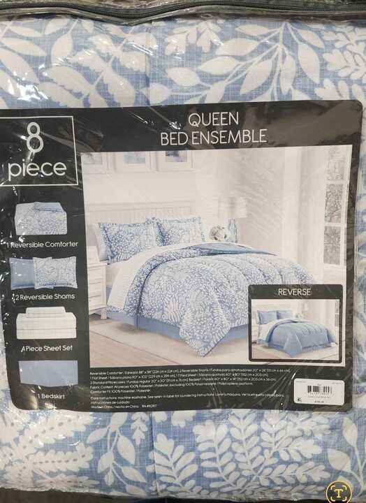 Botanica Queen Comforter Set, 8 - Piece