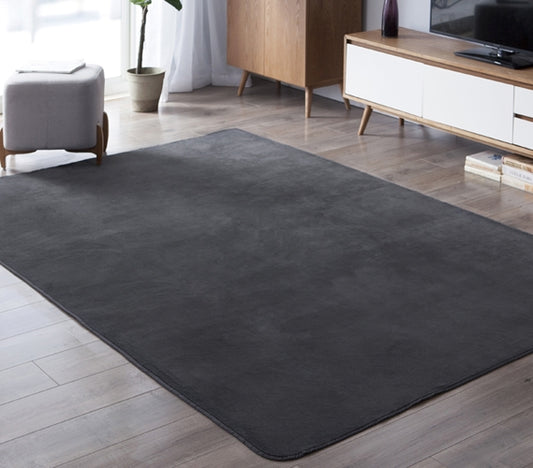 THE MACHINE WASHABLE DORM RUG - PEWTER