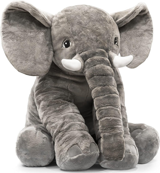 HOMILY Stuffed Elephant Plush Animal Toy 24 INCH