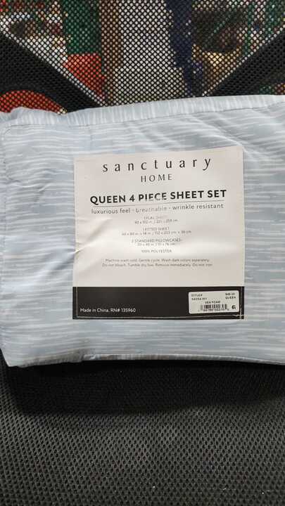 Sanctuary Home - Queen 4PC Sheet Set