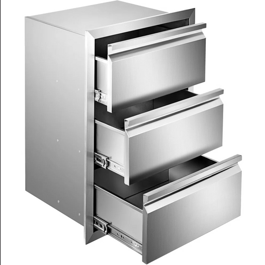 14.7'' Stainless Steel Drop-In Drawers