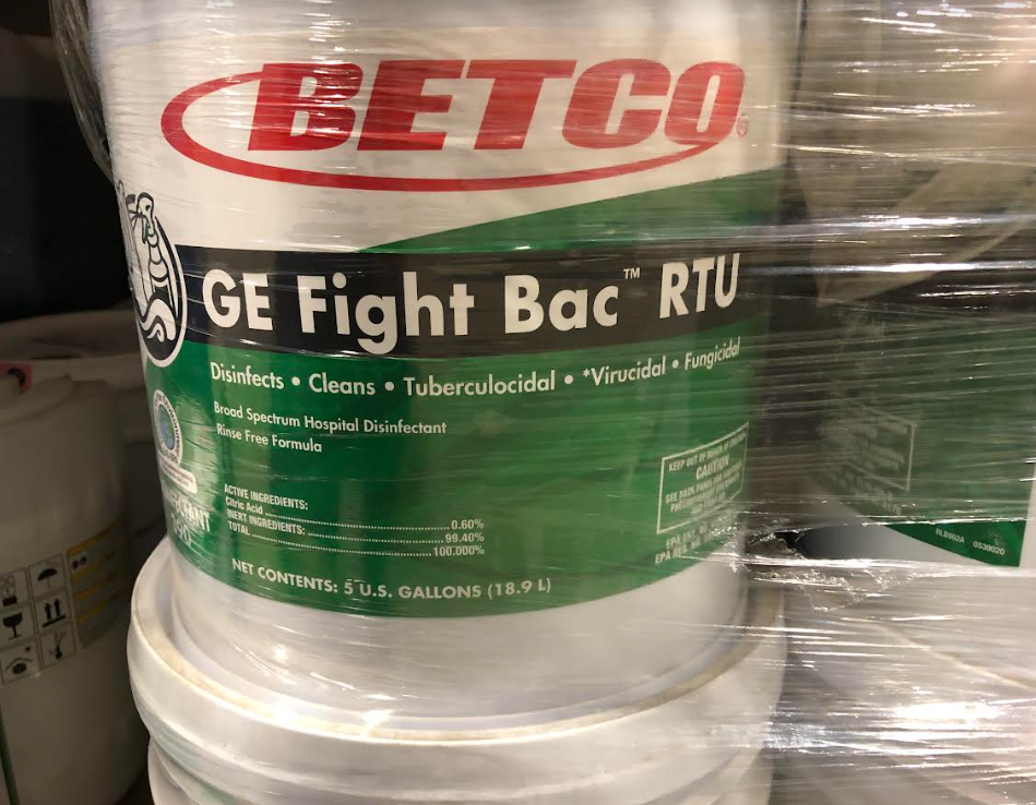 Betco Corporation, LTD GE Fight Bac™ RTU Disinfectant 5 Gallon Pail Clear