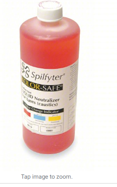 SPILFYTER Base Neutralizer: Bases, 1 Quart Bottle,