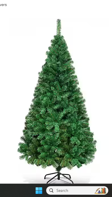 Goplus 5 ft. Green Unlit Artificial Christmas Tree