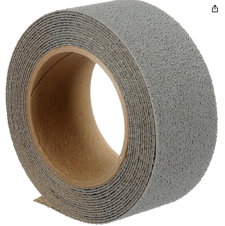 3M Safety-Walk Slip Resistant Tape Anti Slip Grey Tape, Ideal For Slippery & Wet Conditions, Self-Adhesive Backing, Quick & Easy Application, Durable & Long-Lasting