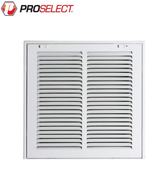 PROSELECT® PSFGW 14 x 20 in. Filter Grille Return Air in White Steel